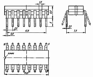 КМ155ИД1 микросхема фото 2