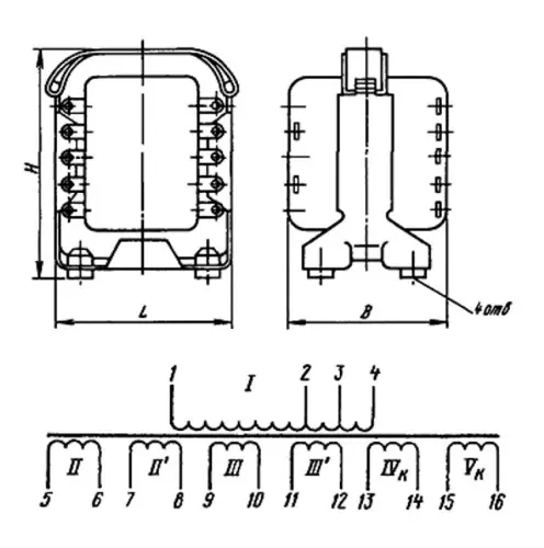 ТПП141-40-400 трансформатор фото 3 ТПП141-40-400 трансформатор фото 3