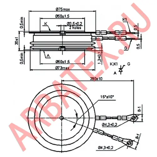 ТБ353-630-16-611 тиристор фото 3
