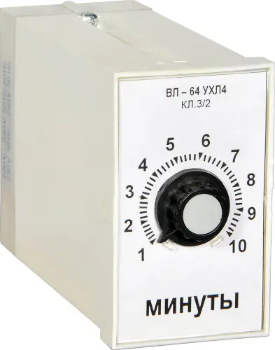 ВЛ-64 0.3-3 сек 110В реле времени фото 3