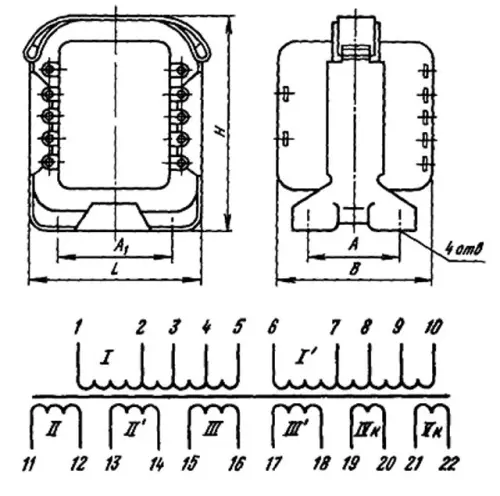 ТА168-127/220-50В трансформатор фото 3