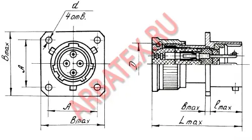 СНЦ23-7/22В-2-А-В вилка Разъемы разное фото фото 2