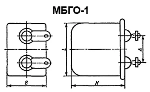 МБГО-1 400в 20 мкф фото 3