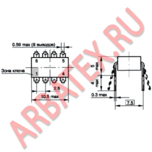 КP1087ЕУ1 микросхема фото 2