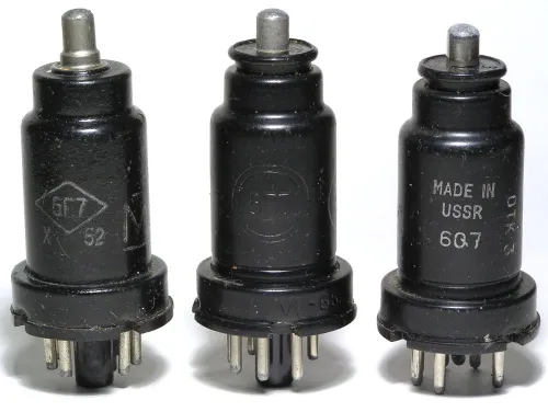 6Г7 радиолампа  фото 2